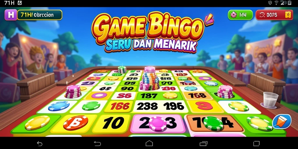 Screenshot gameplay 71H menampilkan momen seru bermain Bingo.