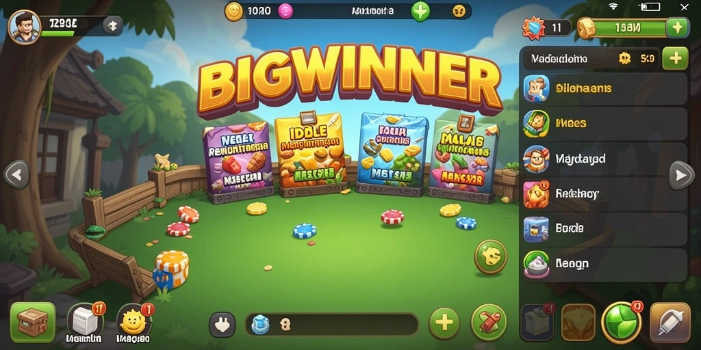 Tampilan gameplay BIGWINNER yang menarik dan interaktif.