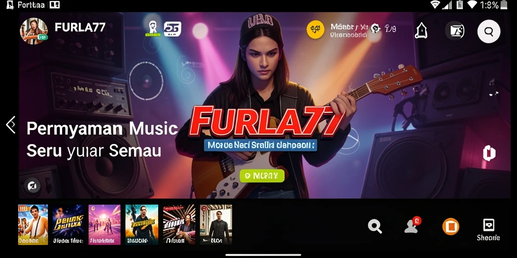 Tampilan gameplay seru FURLA77 yang mengasyikkan dengan berbagai fitur musik.