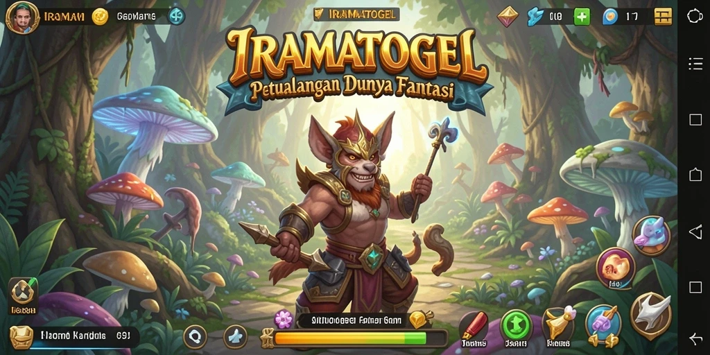 Screenshot gameplay petualangan IRAMATOGEL yang menggambarkan aksi seru.