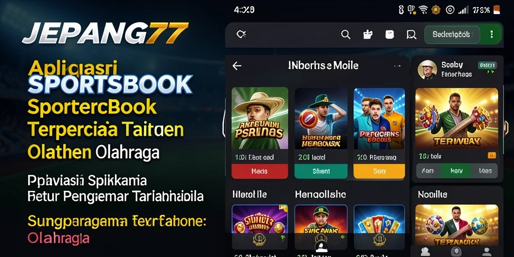 Tampilan gameplay taruhan olahraga yang menarik di JEPANG77.