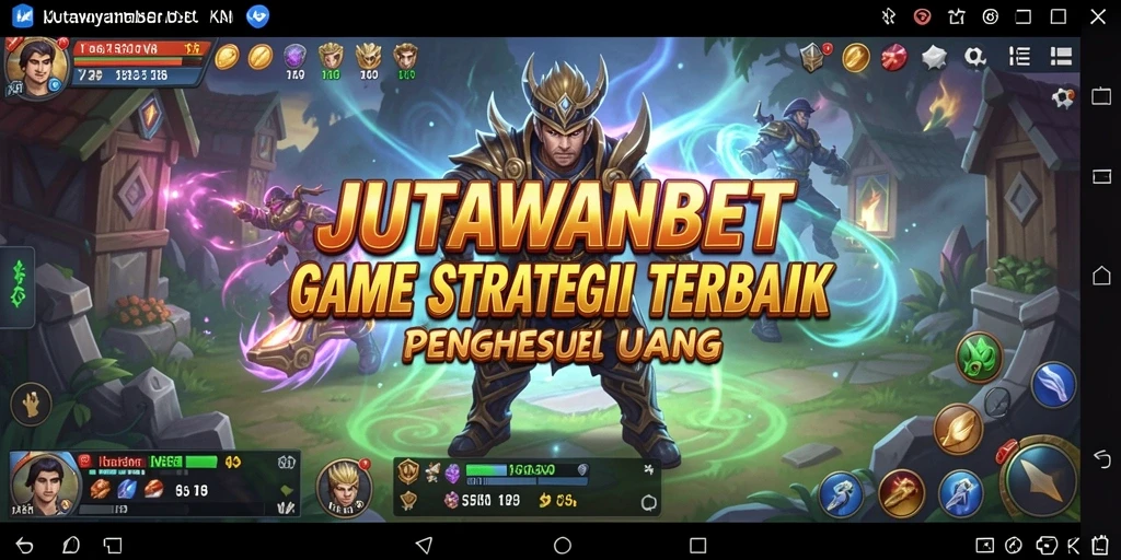 Tampilan gameplay mendebarkan di JUTAWANBET.