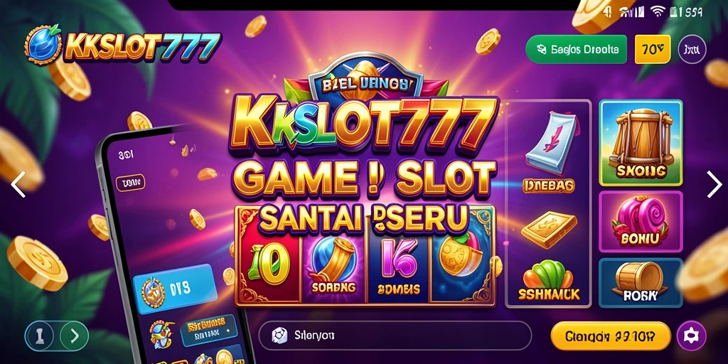 Tampilan gameplay slot seru dan menghibur dari KKSLOT777.