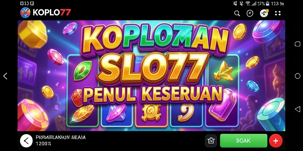 Screenshot gameplay menampilkan keseruan bermain Slot KOPLO77.