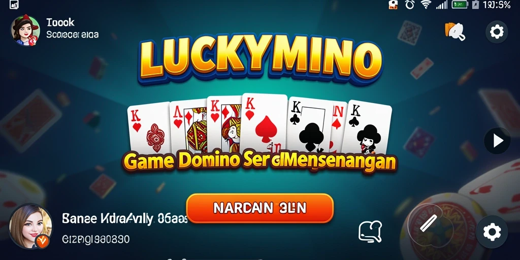 Gameplay seru dari permainan Domino yang mengasyikkan.