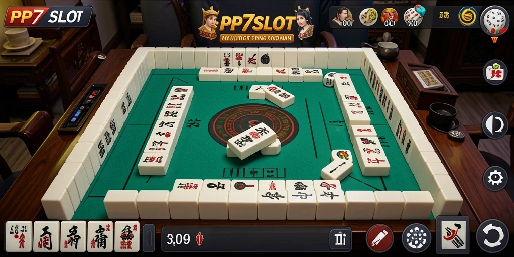Gameplay seru PP7SLOT dalam permainan Mahjong.
