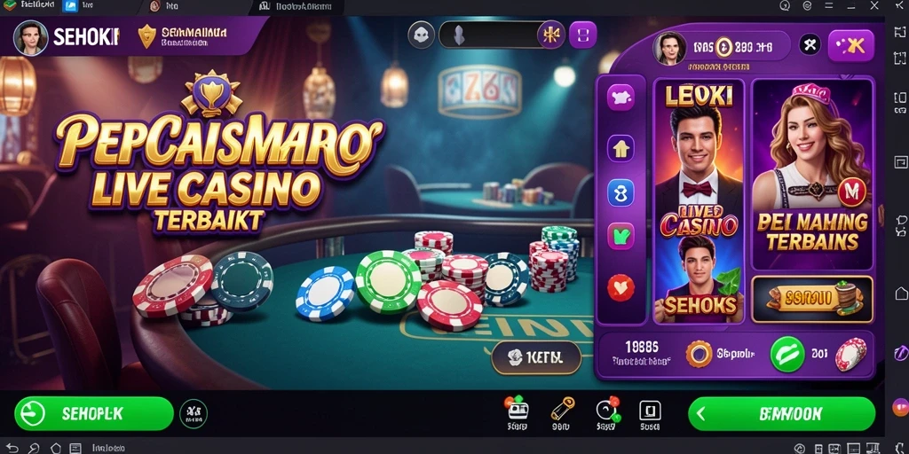 Tampilan seru gameplay SEHOKI dalam pengalaman Live Casino.