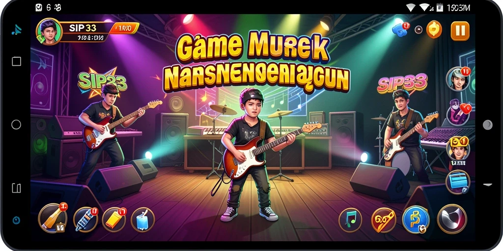 Tangkapan layar dari gameplay SIP33 yang menarik dan penuh warna.