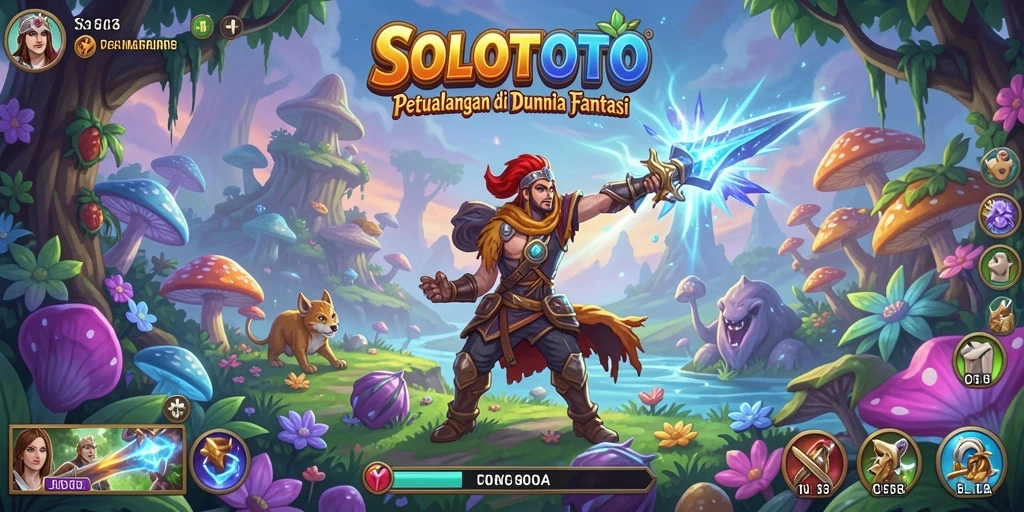Tampilan gameplay seru di dunia petualangan SOLOTOTO.