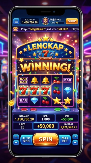 Pengguna menikmati pengalaman mengunduh yang cepat dengan lengkap777.